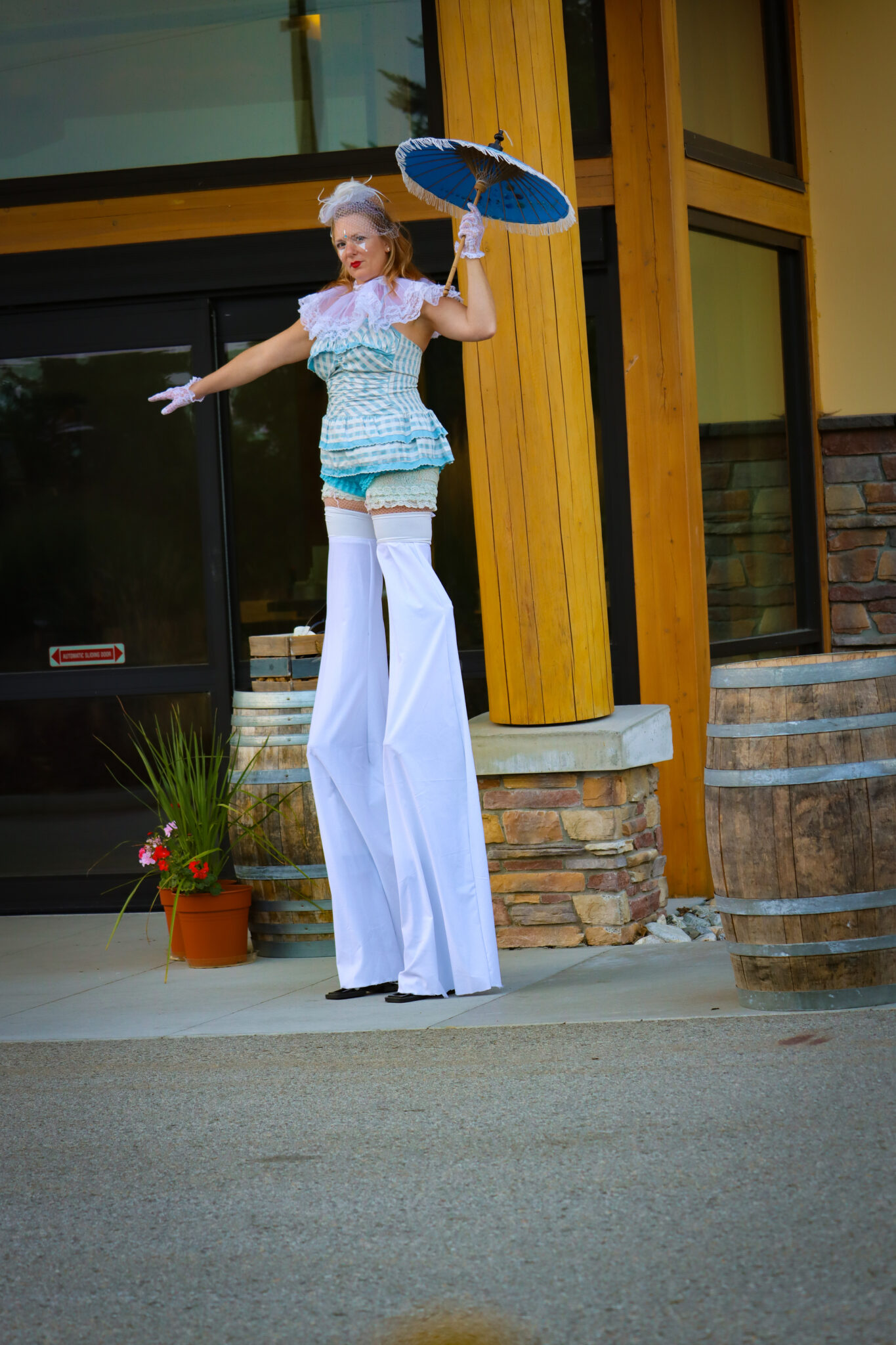 Stilt Walker Roving Character Kelowna Okanagan