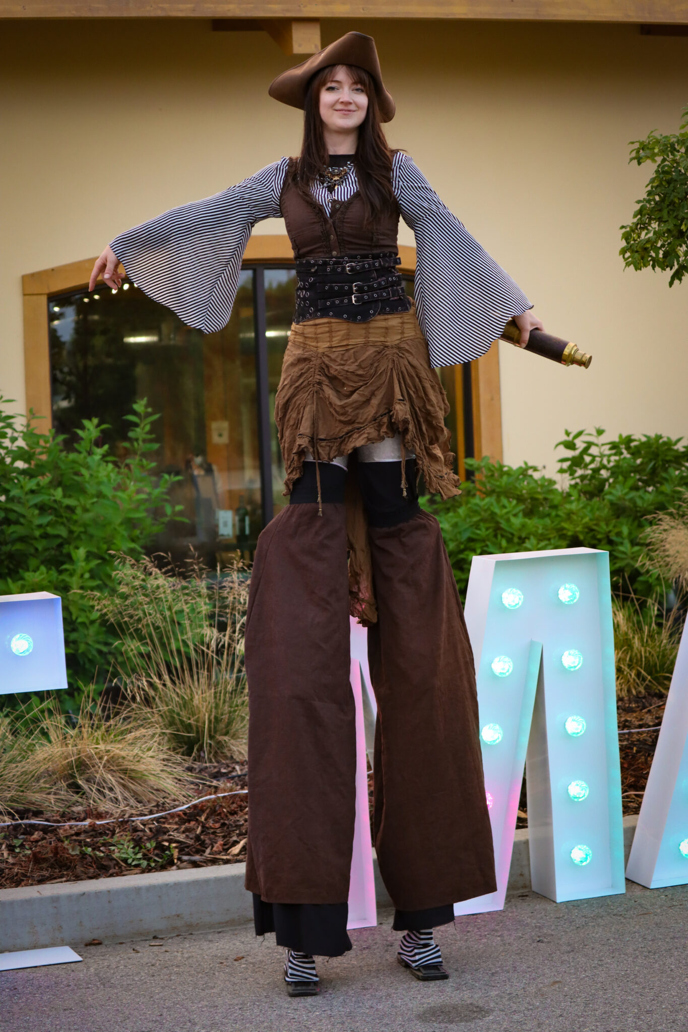 Stilt Walking Roving Character Kelowna Okanagan