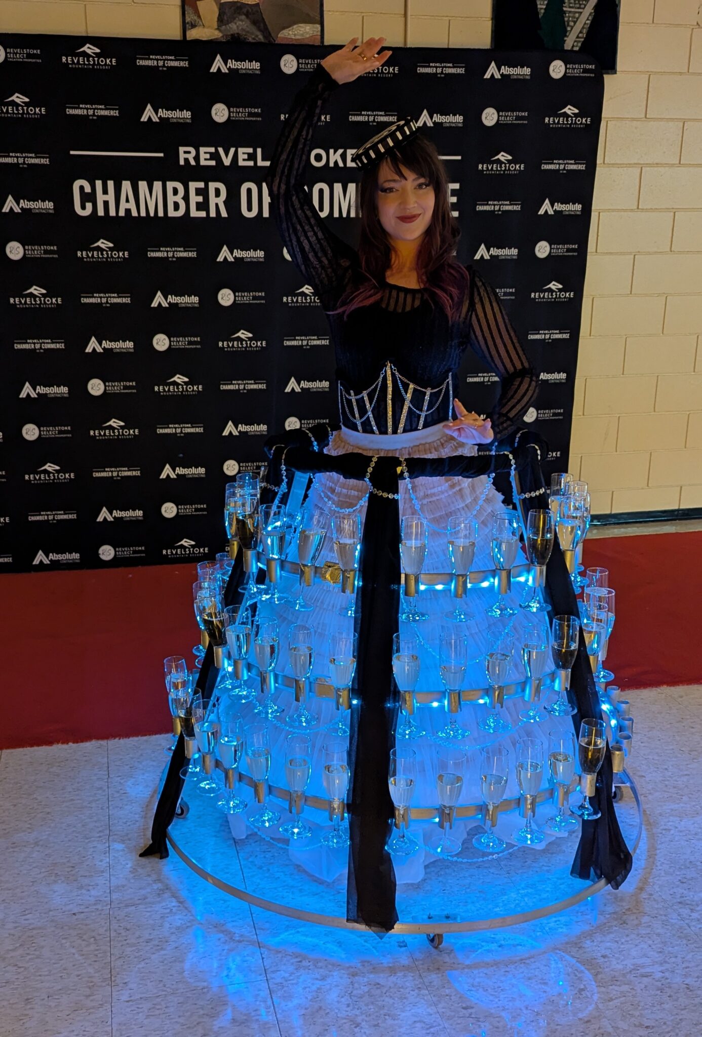 Strolling Champagne Dress